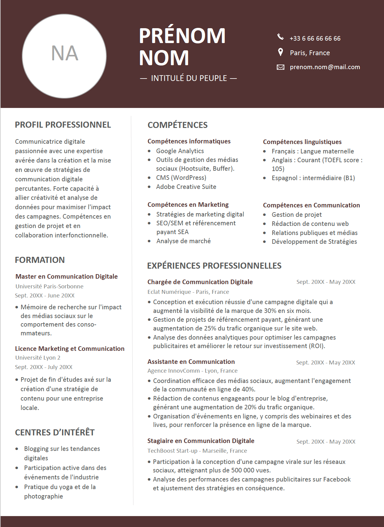 Senior, Clean Modern