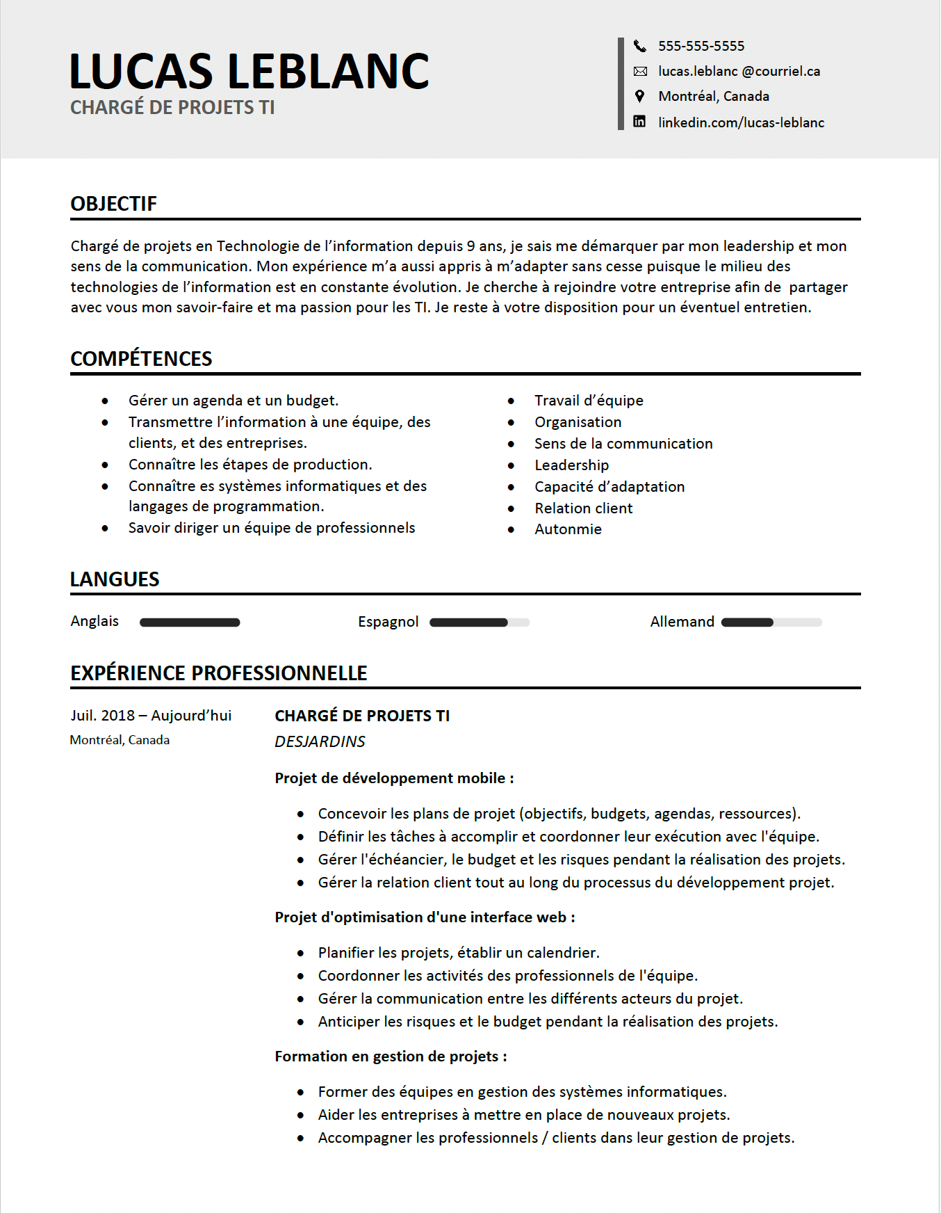 ATS Senior, Professional