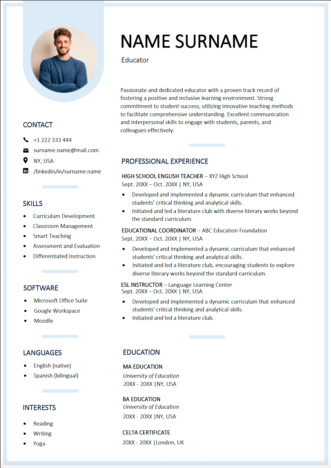 ATS Senior, Clean Modern